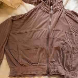 Free People Movement Trekking Out Joggers and Hoodie Set, Mauve